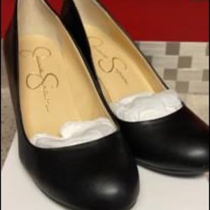 Jessica Simpson Sampson wedges sz 9